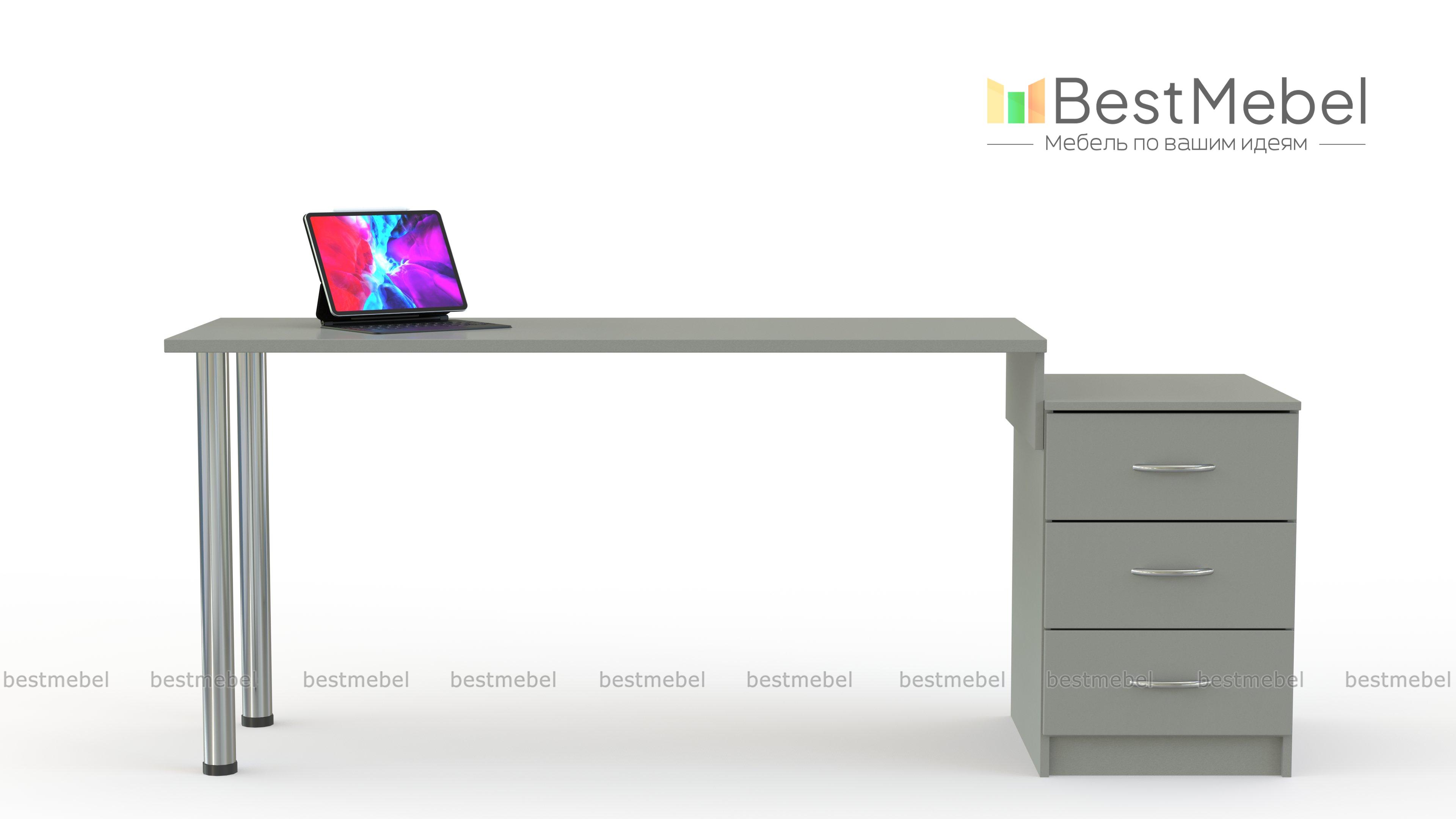 Письменный стол Грей-1 BMS - Фото