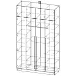Шкаф распашной Айва 13 BMS
