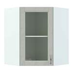 Шкаф верхний Лондон угловой стекло BMS - Фото 1