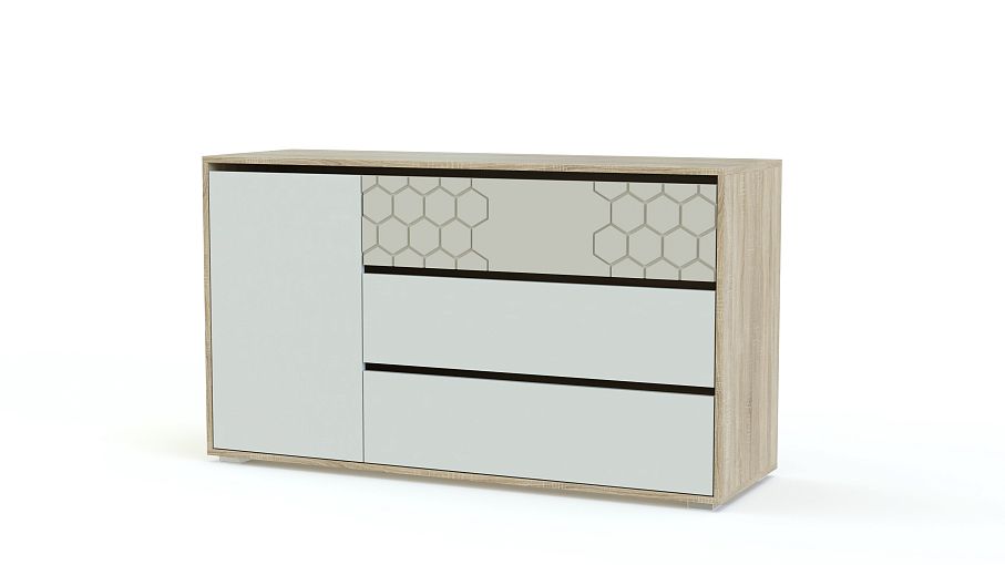 Комод с дверкой и тремя ящиками Мальта BMS - Фото