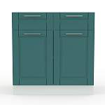 Шкаф нижний 2 двери 2 ящика Палермо BMS - Фото 2