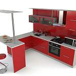 Кухня с барной стойкой Адель 2 BMS - Фото 2