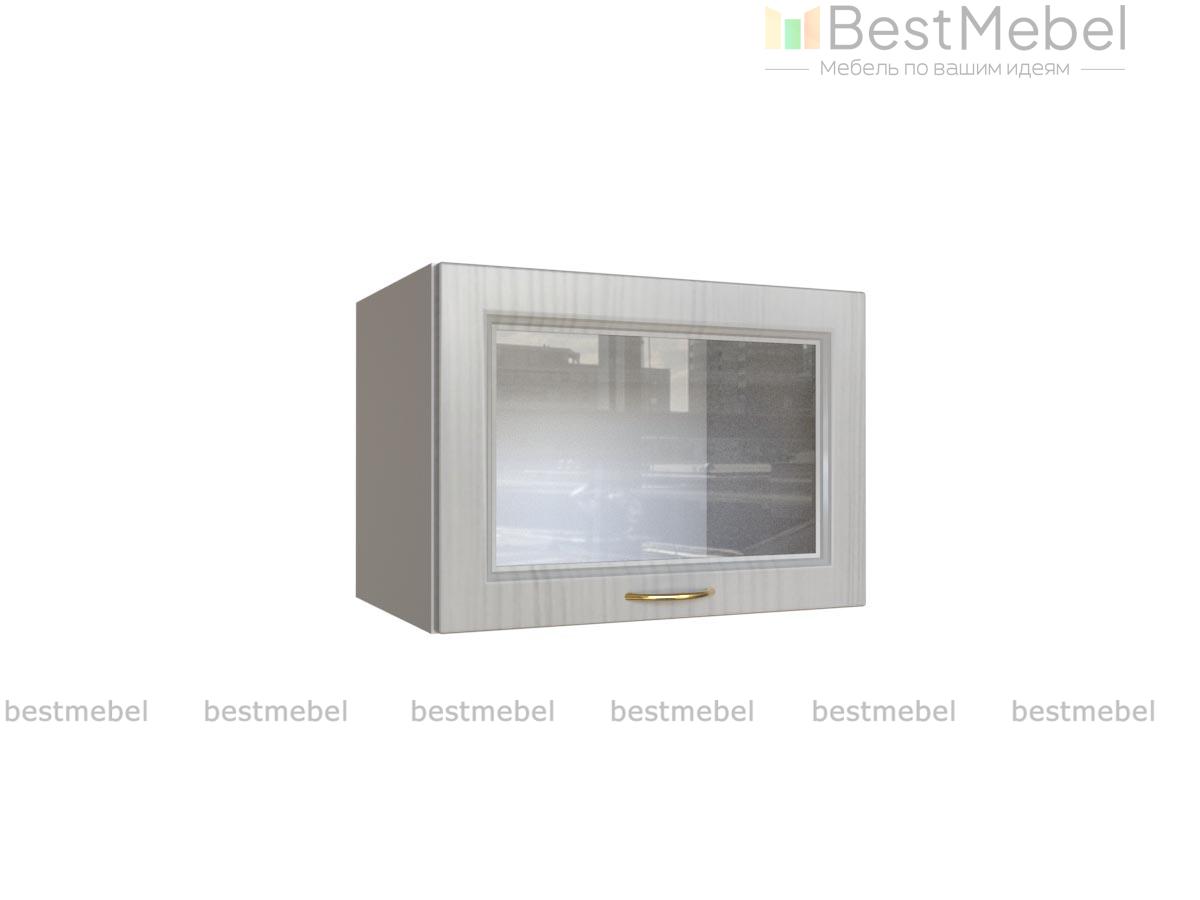 Шкаф верхний горизонтальный стекло Гренада BMS - Фото