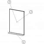 Схема сборки Зеркало на стену Компо-2 BMS