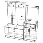 Схема сборки Прихожая Инвент BMS