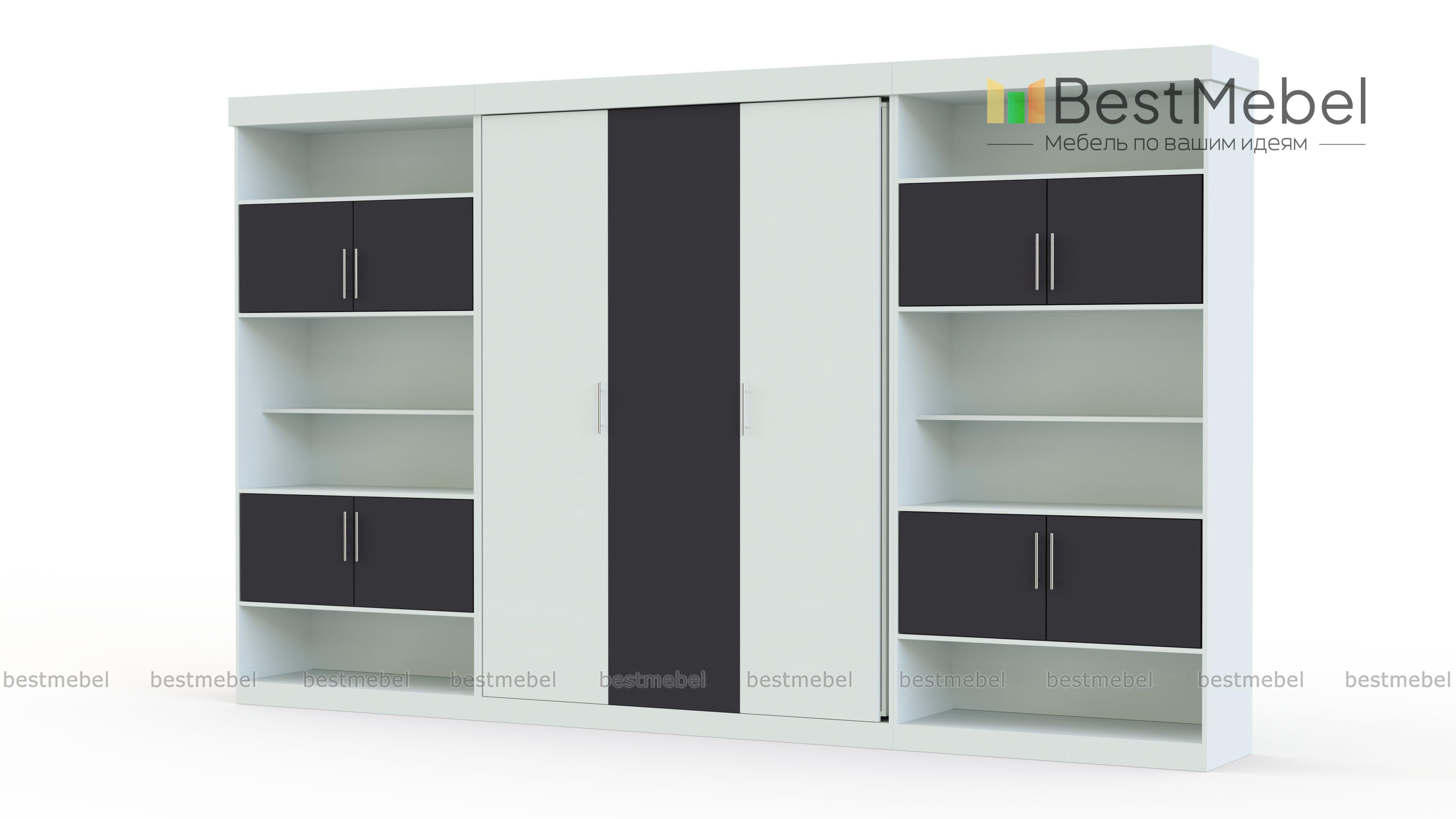 Шкаф-кровать трансформер Марта 6 BMS - Фото