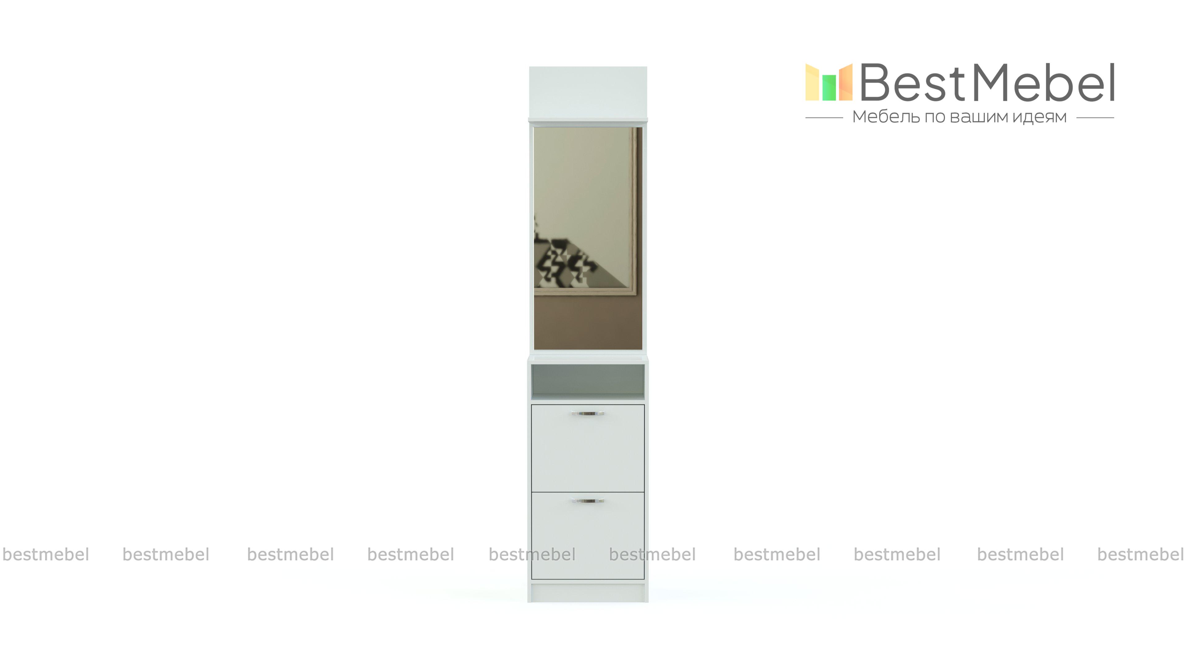 Обувница с зеркалом ОЗ BMS - Фото