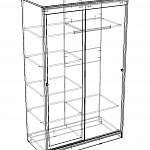 Схема сборки Шкаф-купе Лайм Акварель 2 BMS