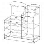 Схема сборки Обувница Граф 1 BMS