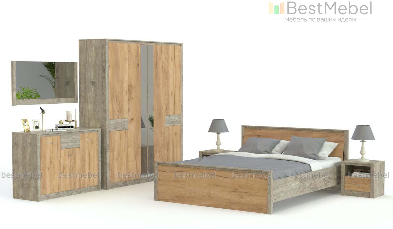 Спальня Стелла комплектация 1 BMS - Фото