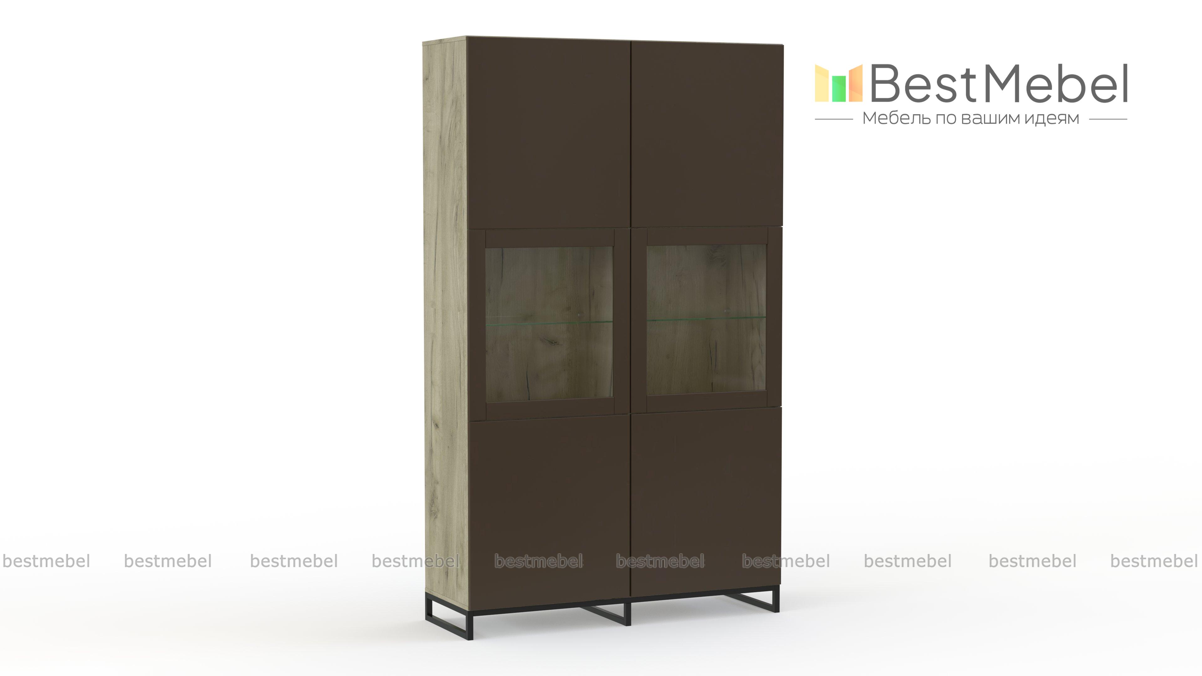 Шкаф распашной Салли 18 BMS - Фото