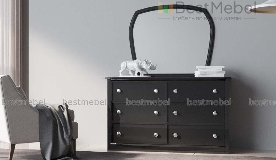 Комод с зеркалом Хлоя 12 BMS - Фото