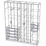 Схема сборки Распашной шкаф Гамма 20 BMS