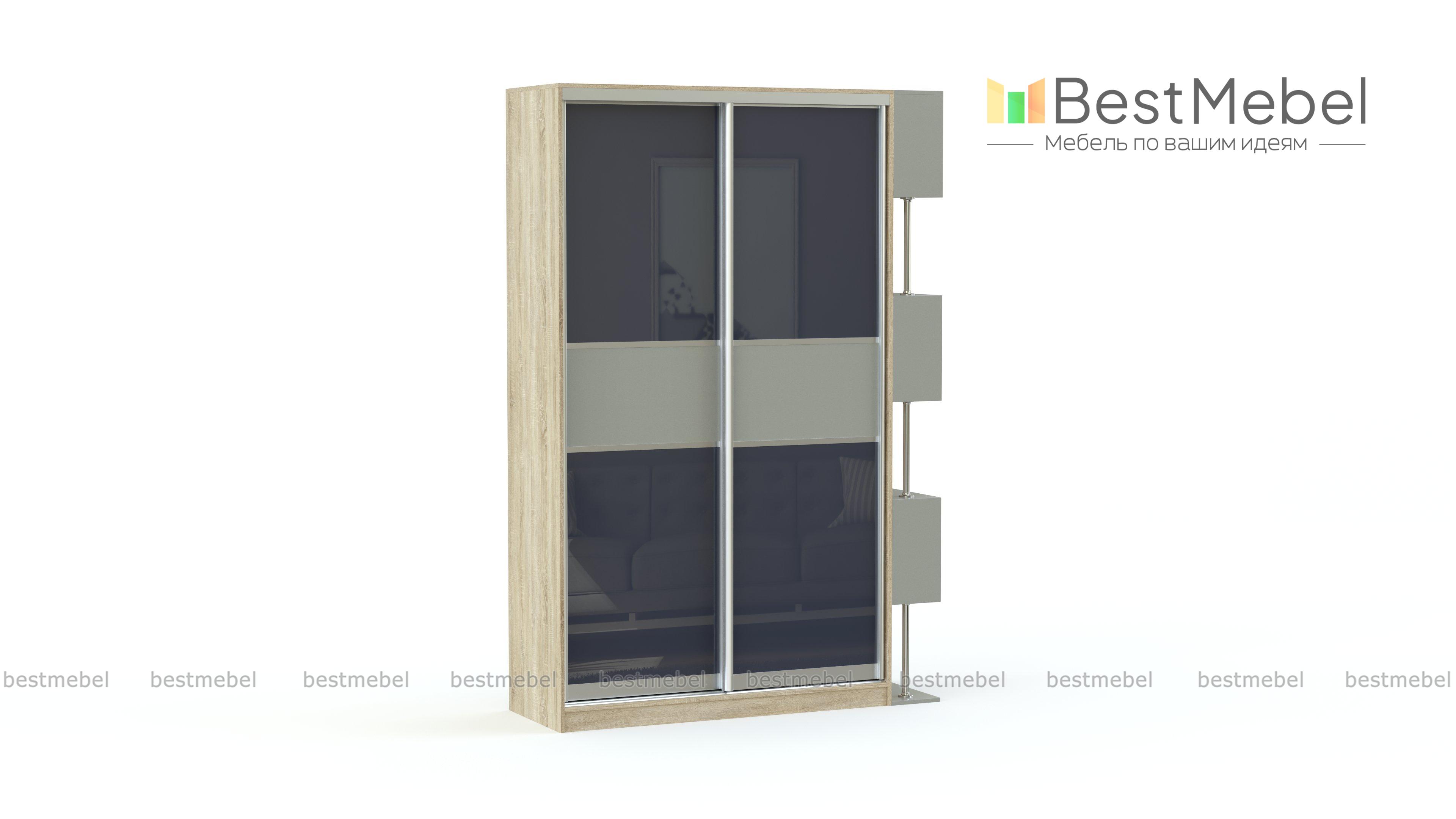 Шкаф купе НЛ-687 BMS - Фото