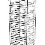 Схема сборки Комод Логос №27 BMS