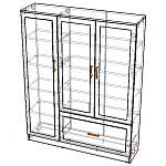 Схема сборки Книжный шкаф Библиограф 6М BMS