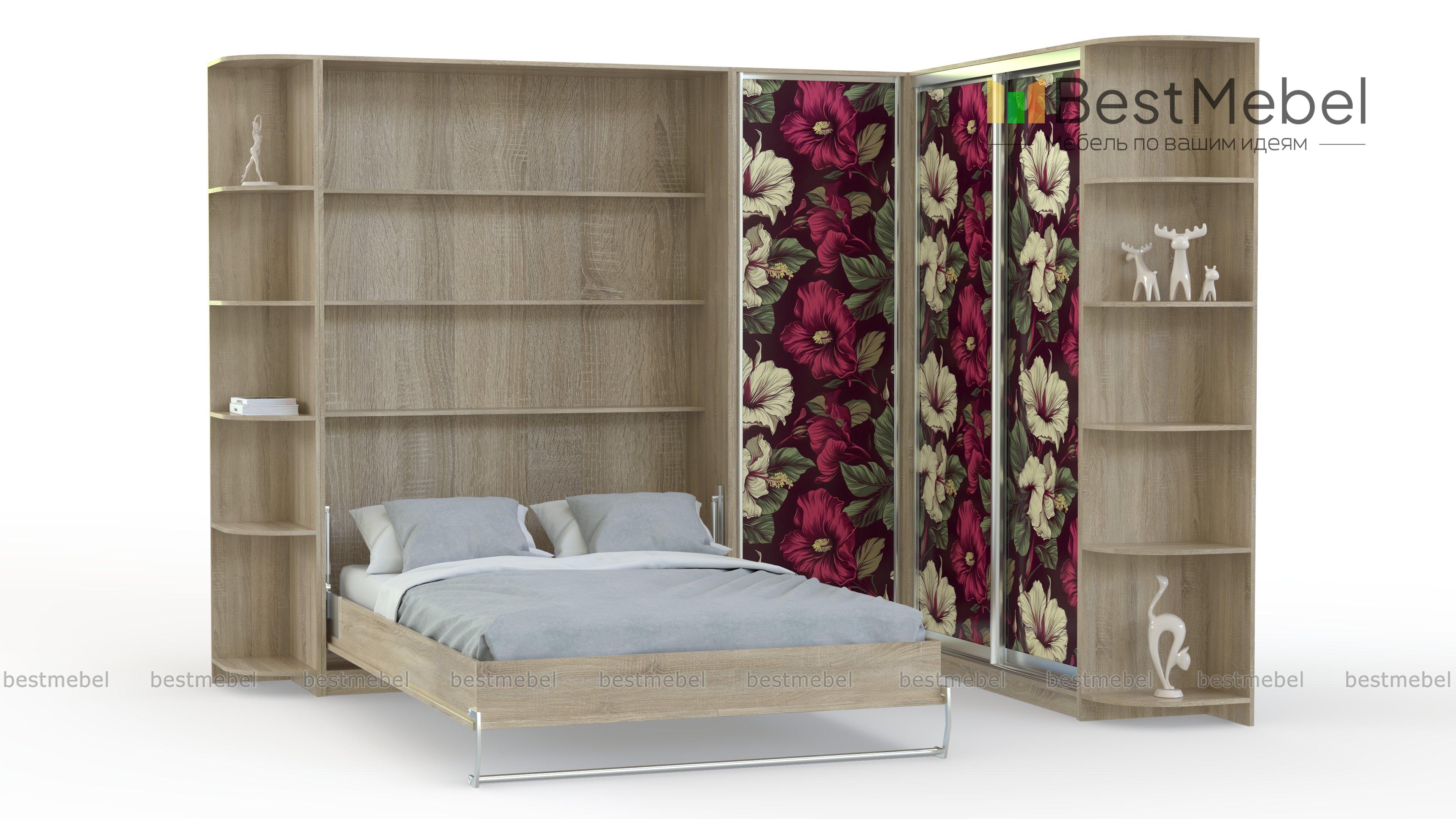 Шкаф-кровать трансформер Долли 49 BMS - Фото