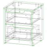 Схема сборки Тумба прикроватная Гавана BMS