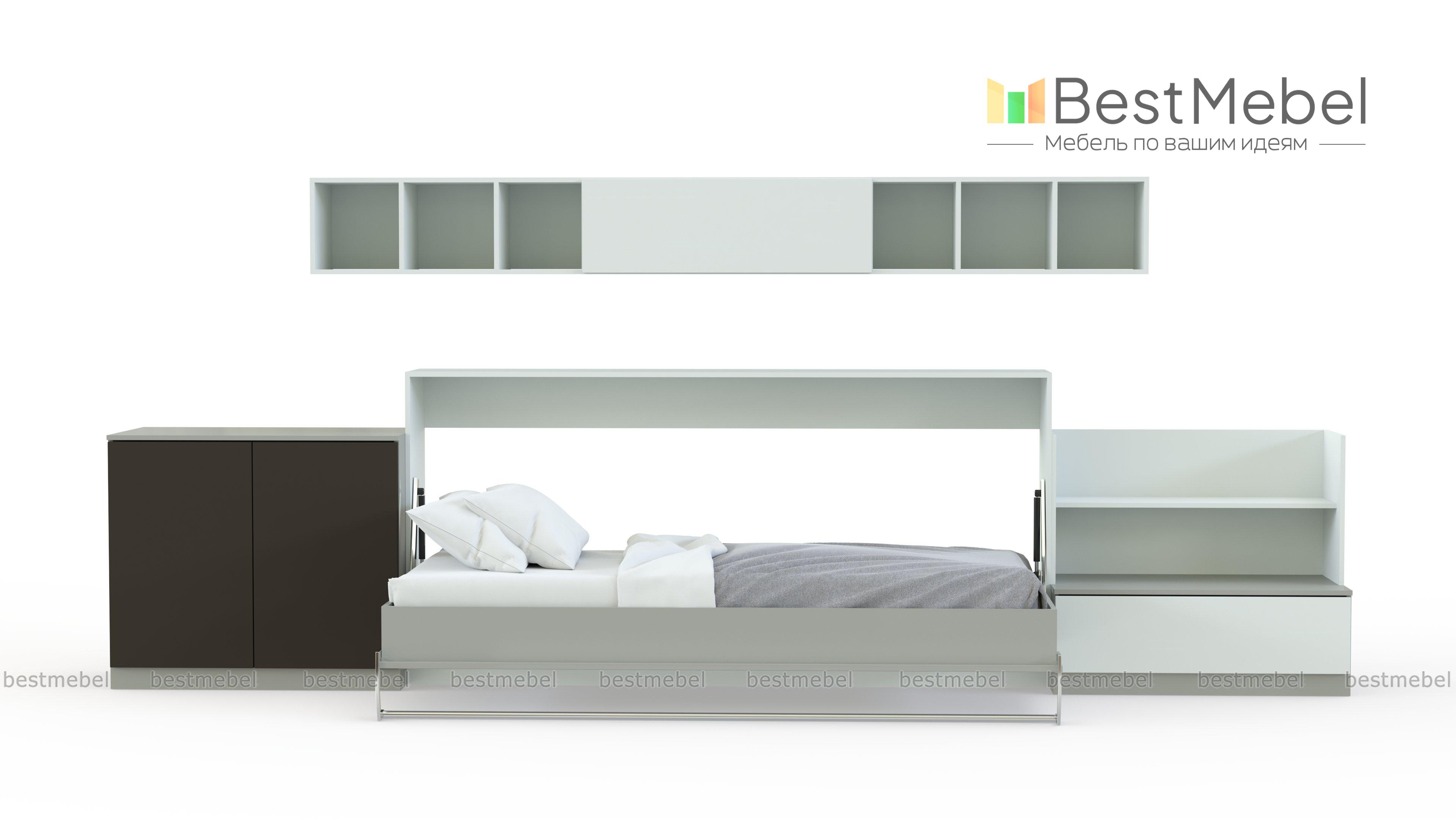 Шкаф-кровать трансформер Элли 9 BMS - Фото
