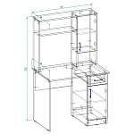 Письменный стол Эврика BMS