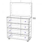 Схема сборки Комод Виктория 1.10 BMS