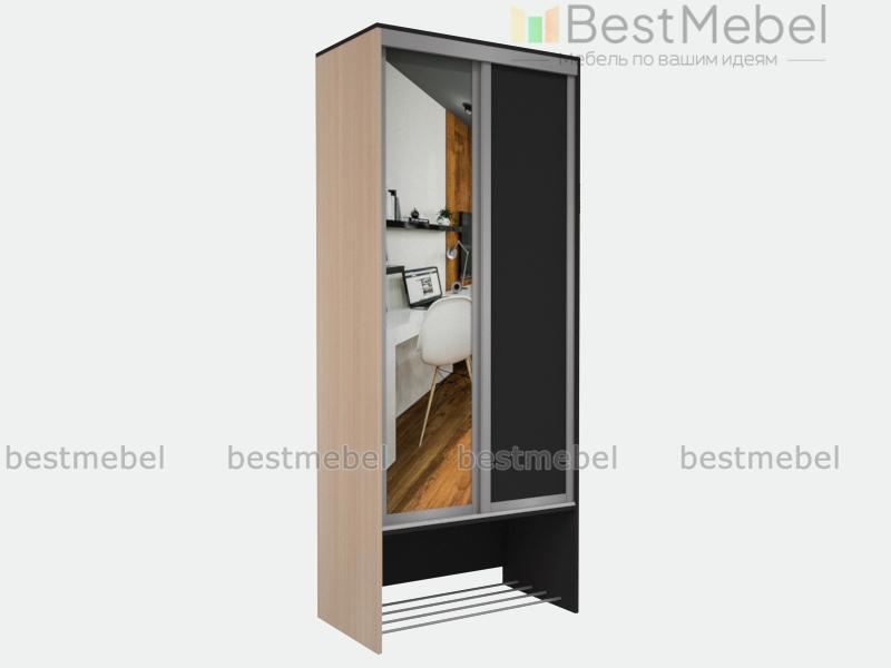 Шкаф-купе ОЛ с зеркалом BMS - Фото