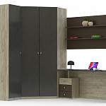 Шкаф угловой со столом Ярко BMS - Фото 6