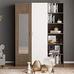 Шкаф с зеркалом Анастасия 4 BMS - Фото 4