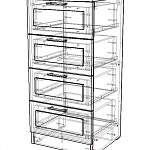 Схема сборки Комод Весна 400 BMS