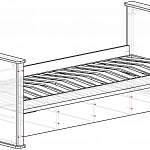 Схема сборки Кровать Флоренция BMS