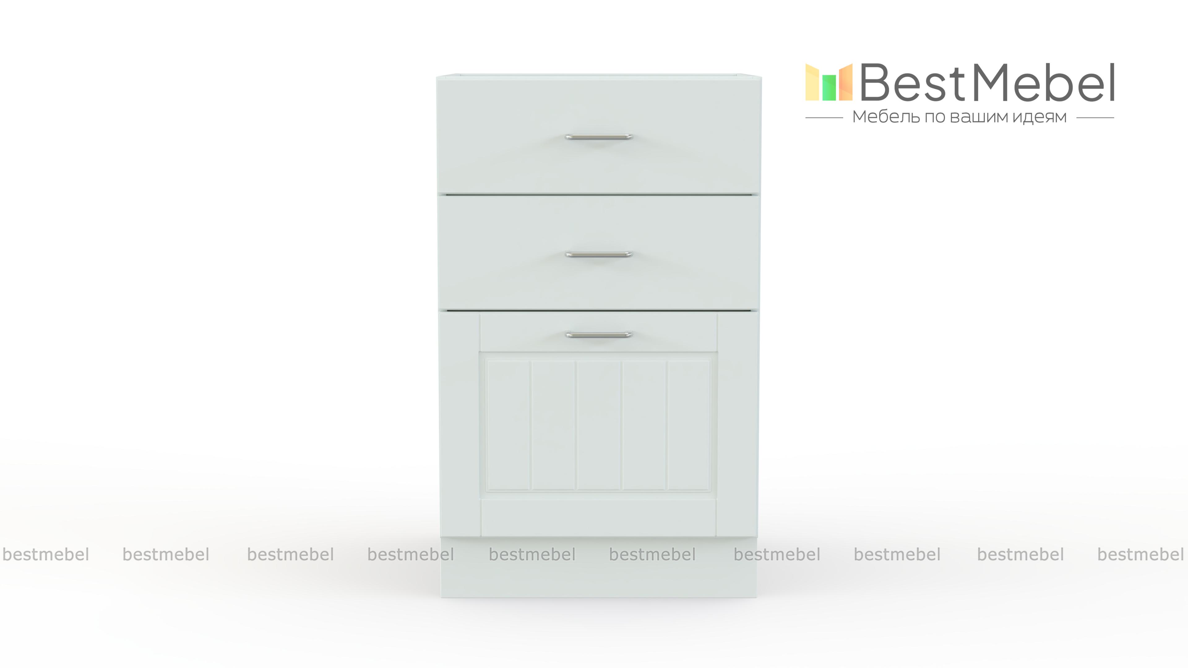 Шкаф нижний с 3-мя ящиками Изабелла BMS - Фото