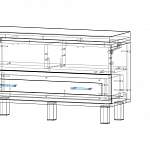 Схема сборки Комод прикроватный Тис - 119 BMS
