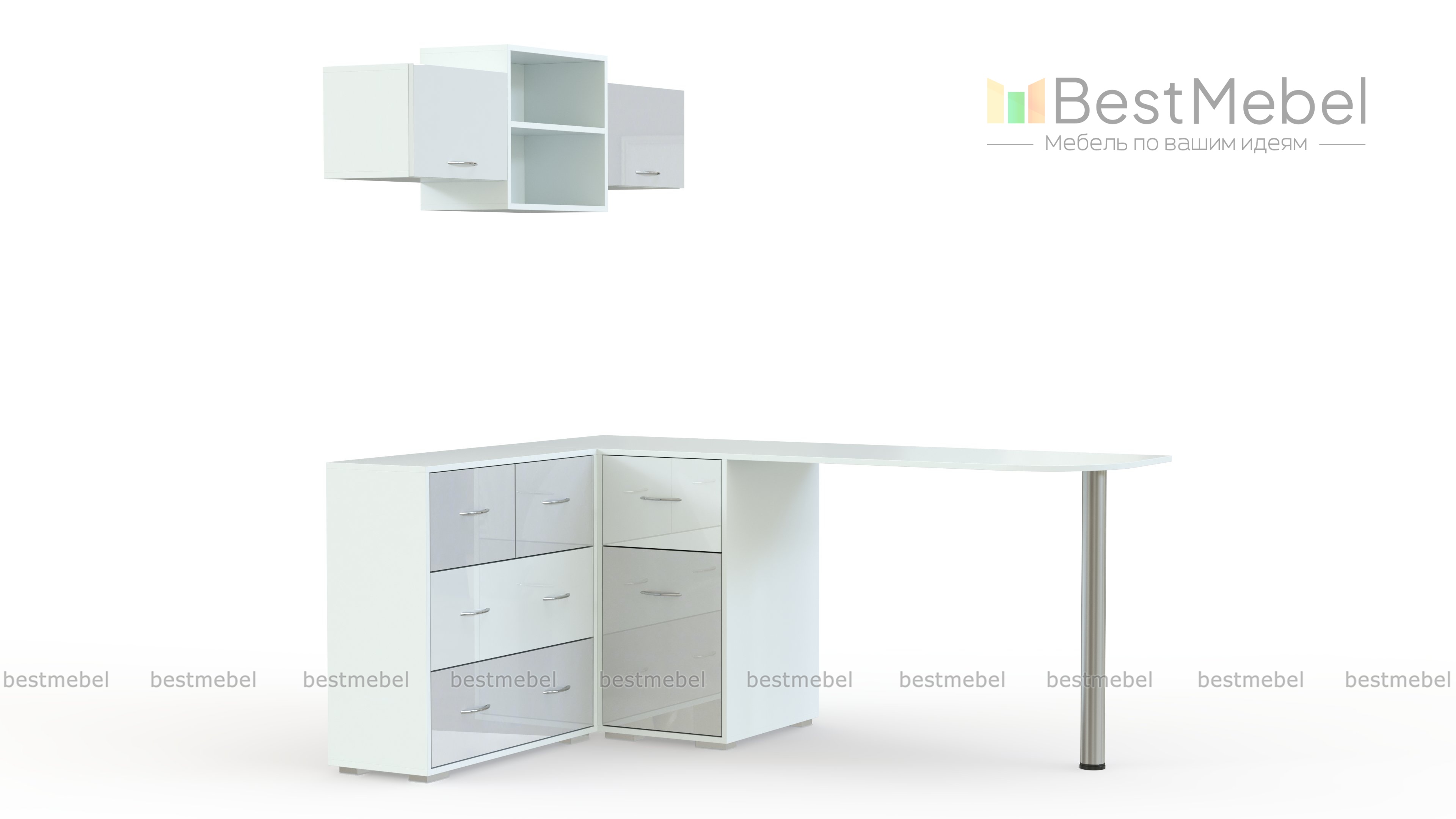 Письменный стол Глэм 3 BMS