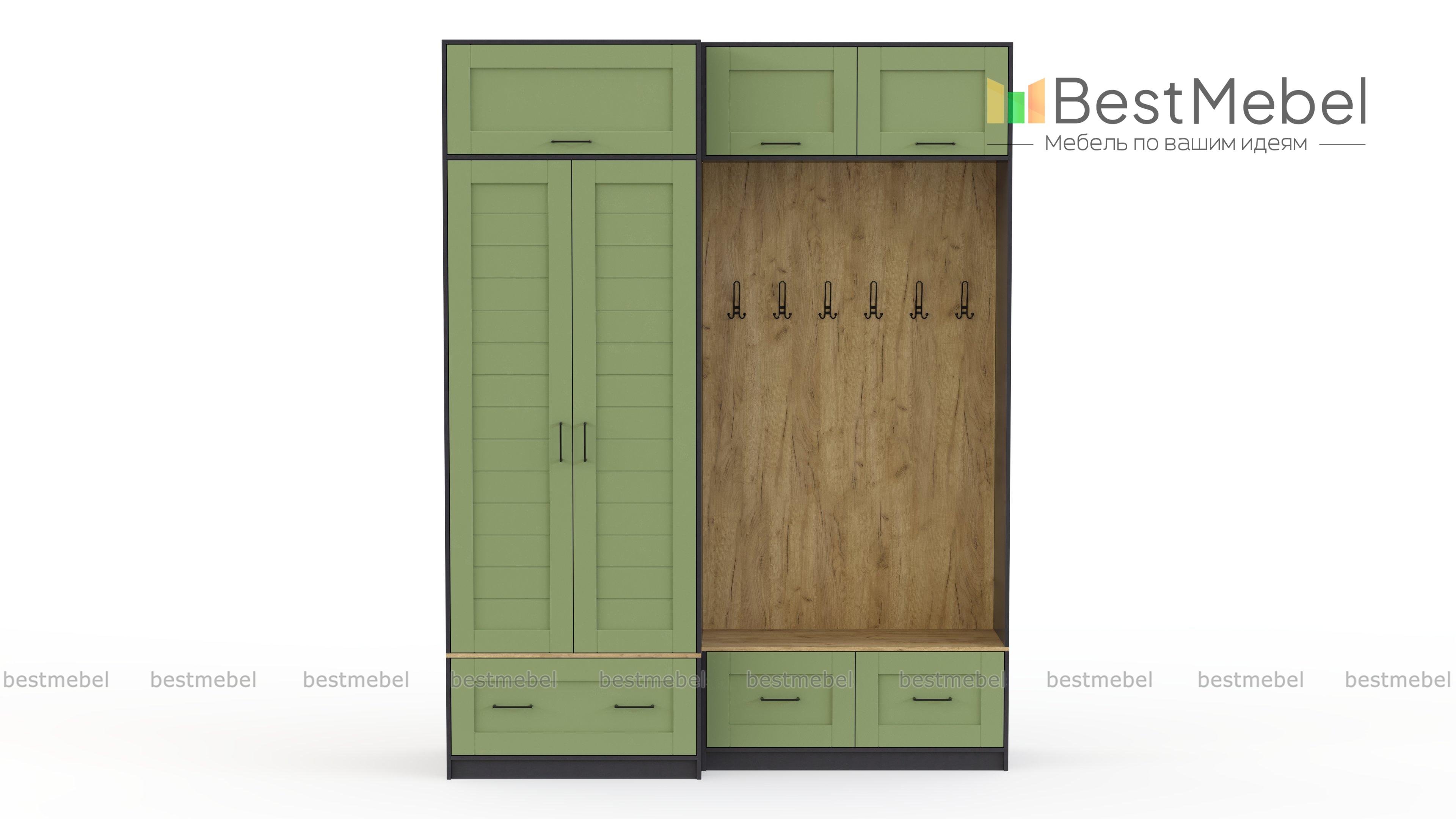 Прихожая Лазурь 11 BMS - Фото