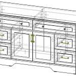 Схема сборки Комод Стенворд № 23 BMS