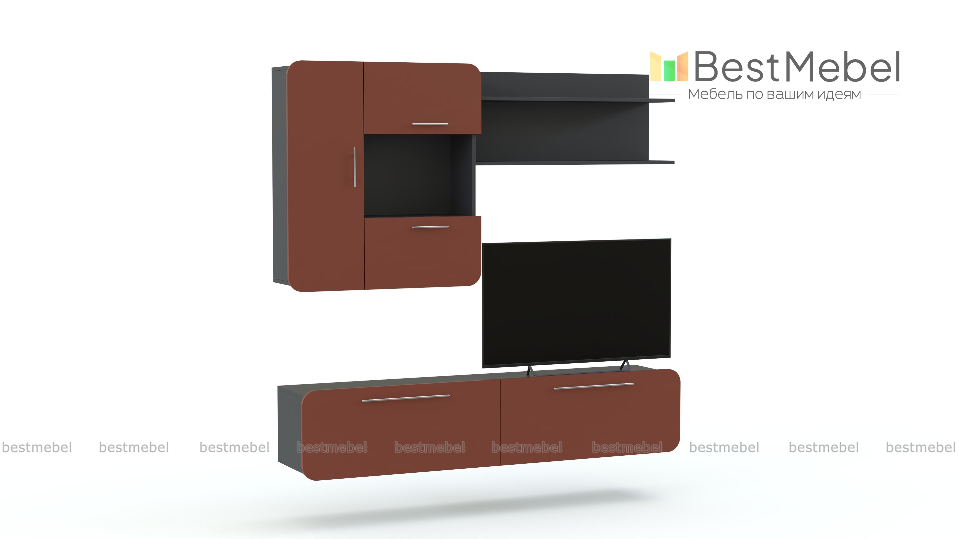 Стенка Модерно 10.1 BMS - Фото