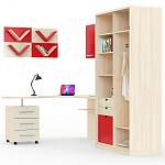 Угловой стол с открытым шкафом София BMS - Фото 10