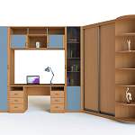 Стол письменный со шкафом Александр-19 BMS - Фото 8