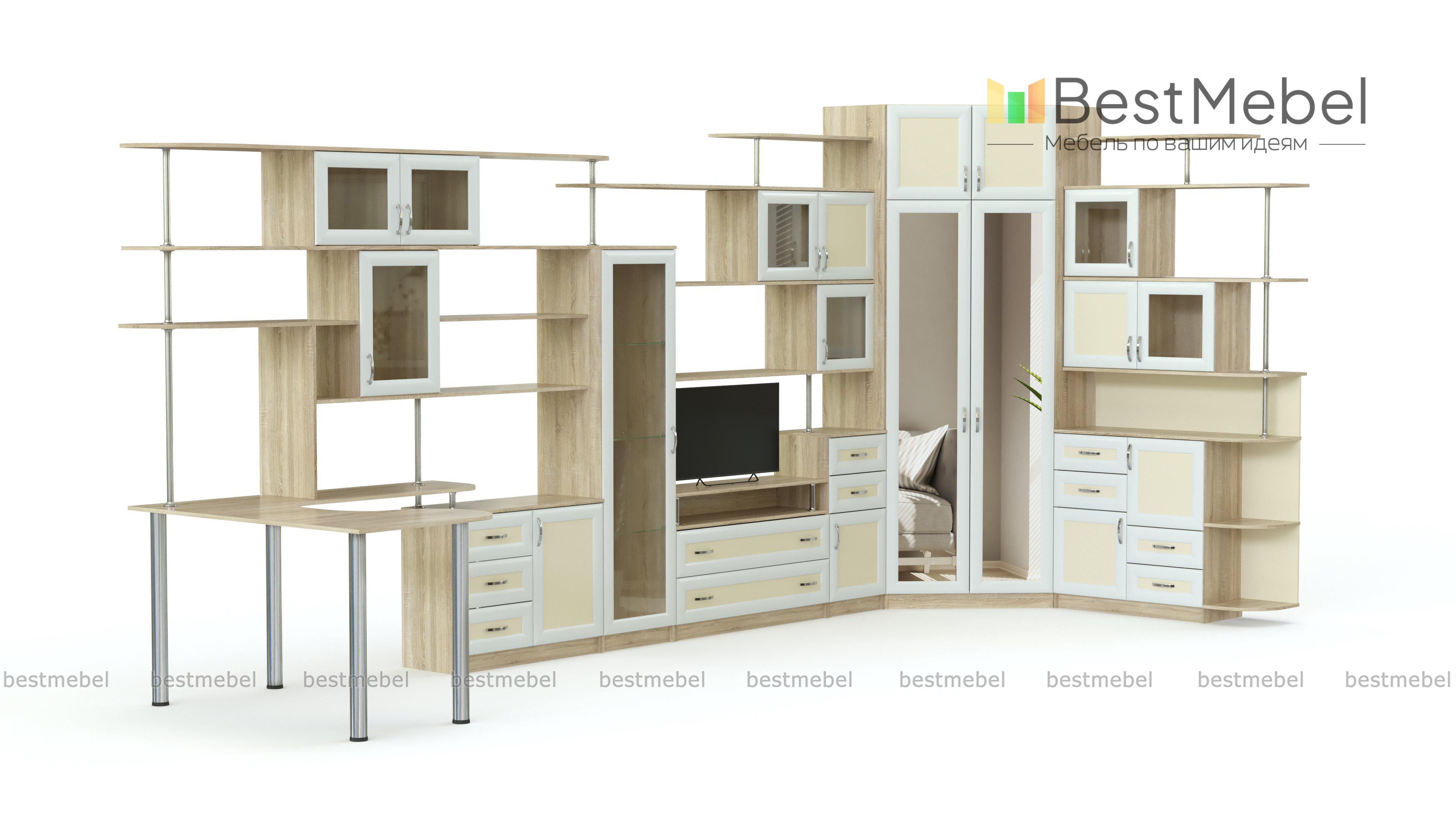 Угловая стенка Евгения 28 BMS - Фото