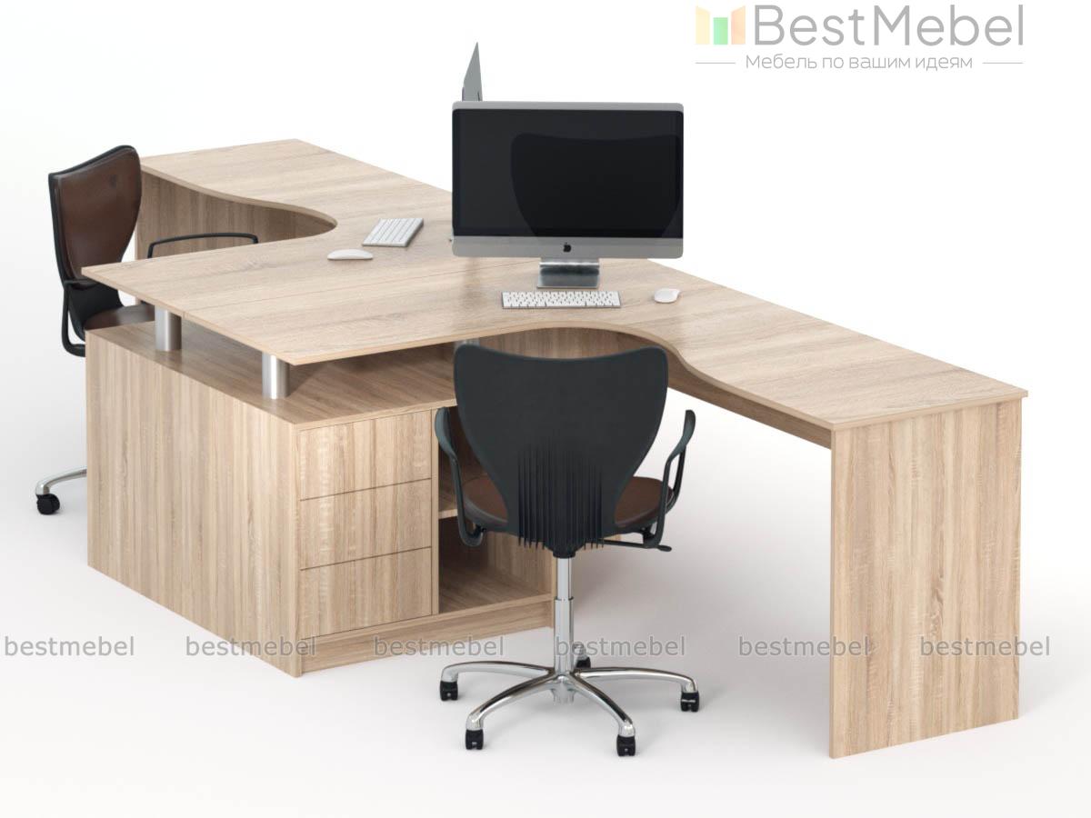 Офисный стол Тим 10 BMS - Фото