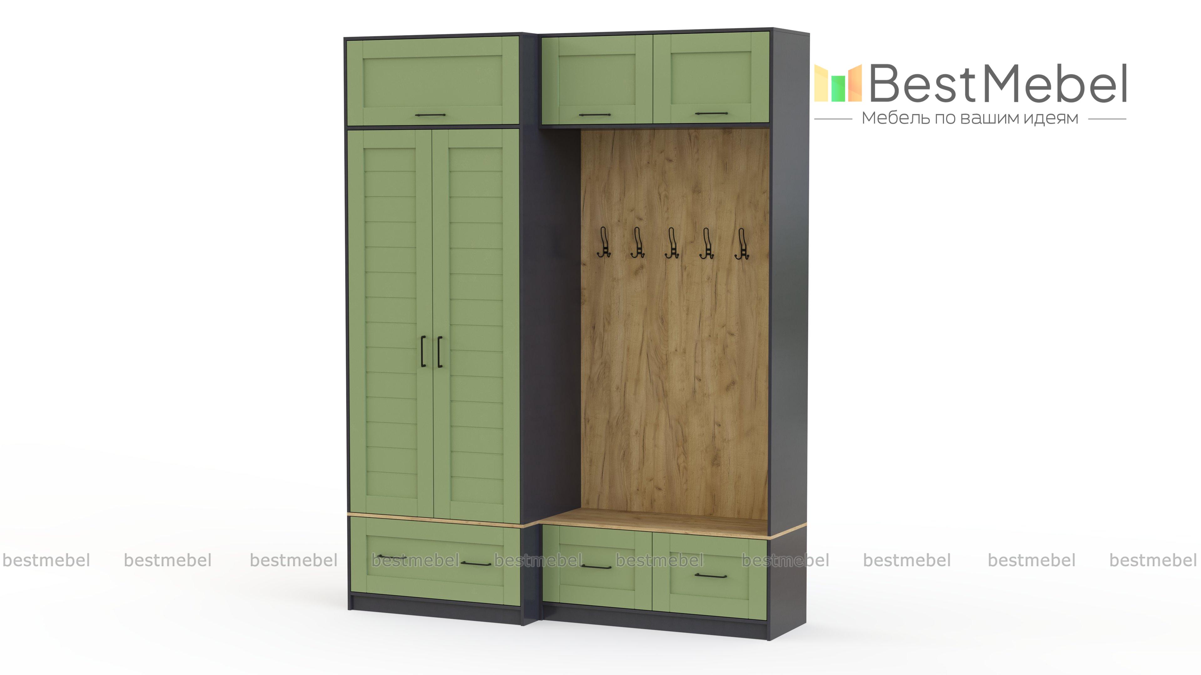 Прихожая Лазурь 11 BMS - Фото