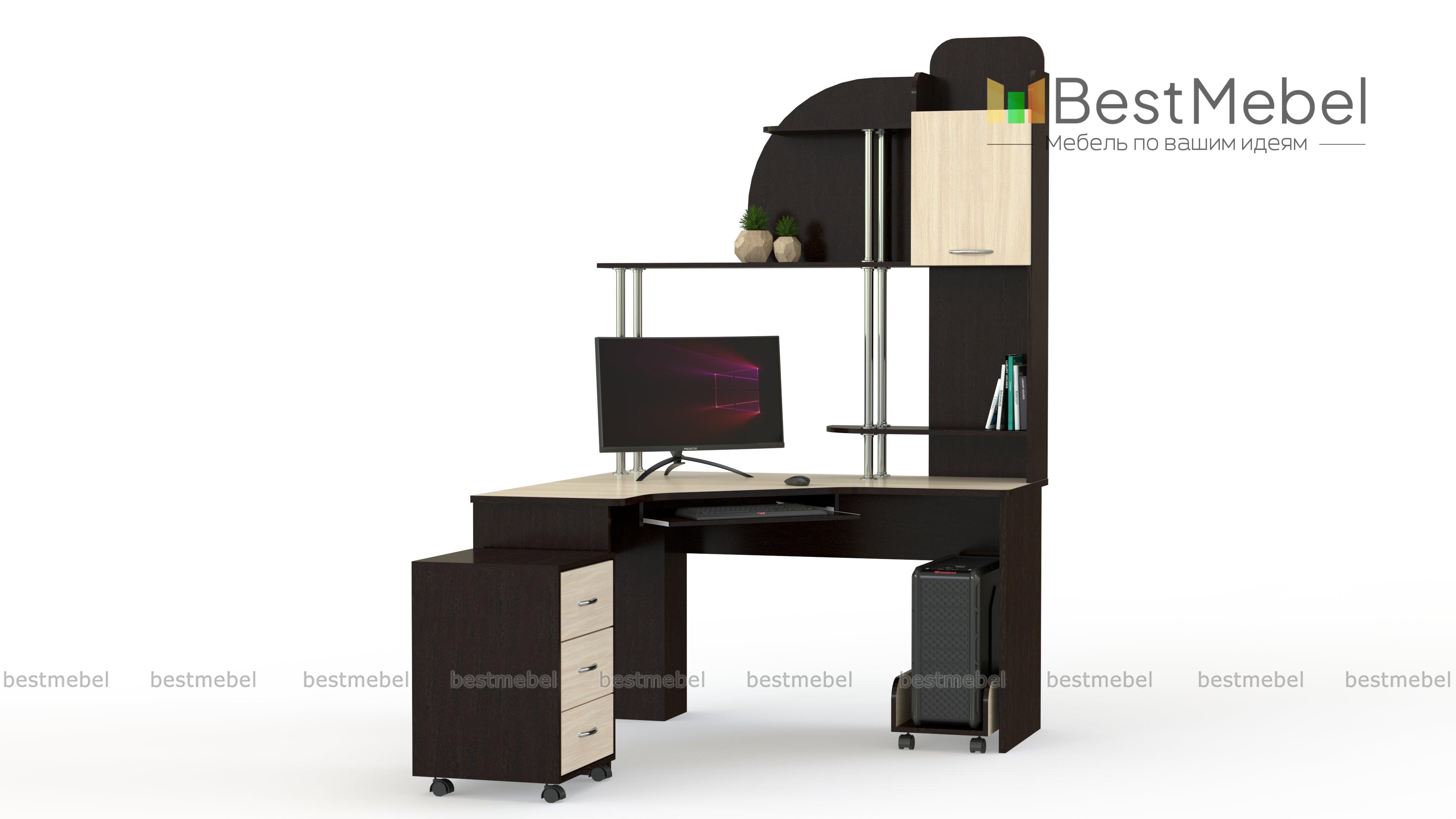 Компьютерный стол Пресли СК-23 BMS - Фото