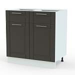 Шкаф нижний 2 двери 2 ящика Палермо BMS - Фото 5