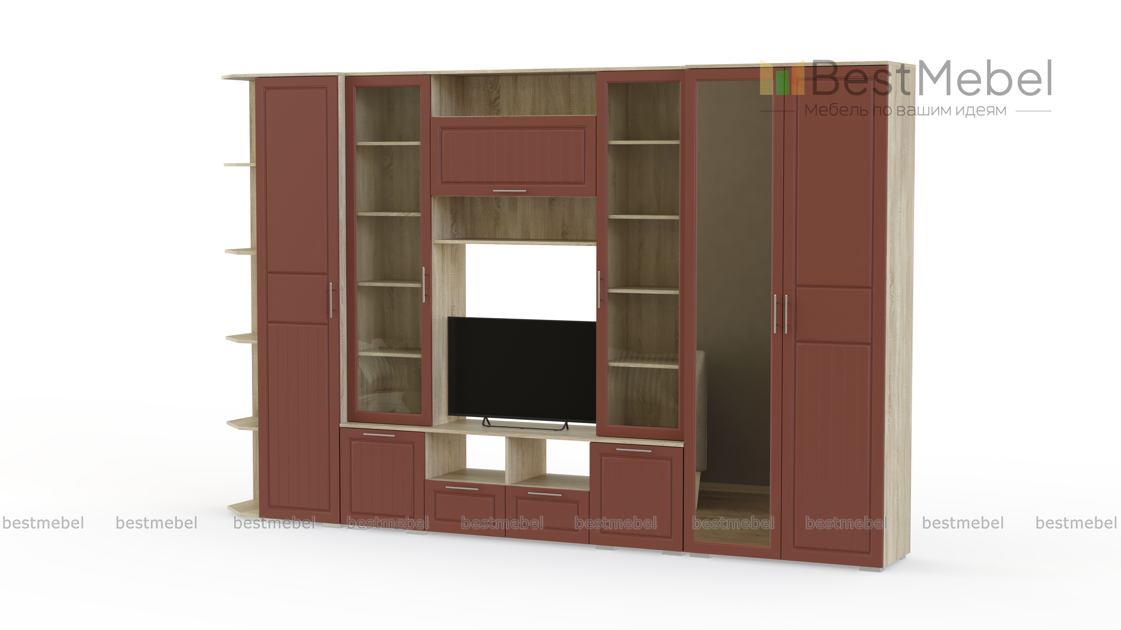 Модульная гостиная Виктория 3.2 BMS