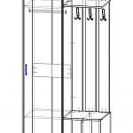 Схема сборки Прихожая Балеро BMS