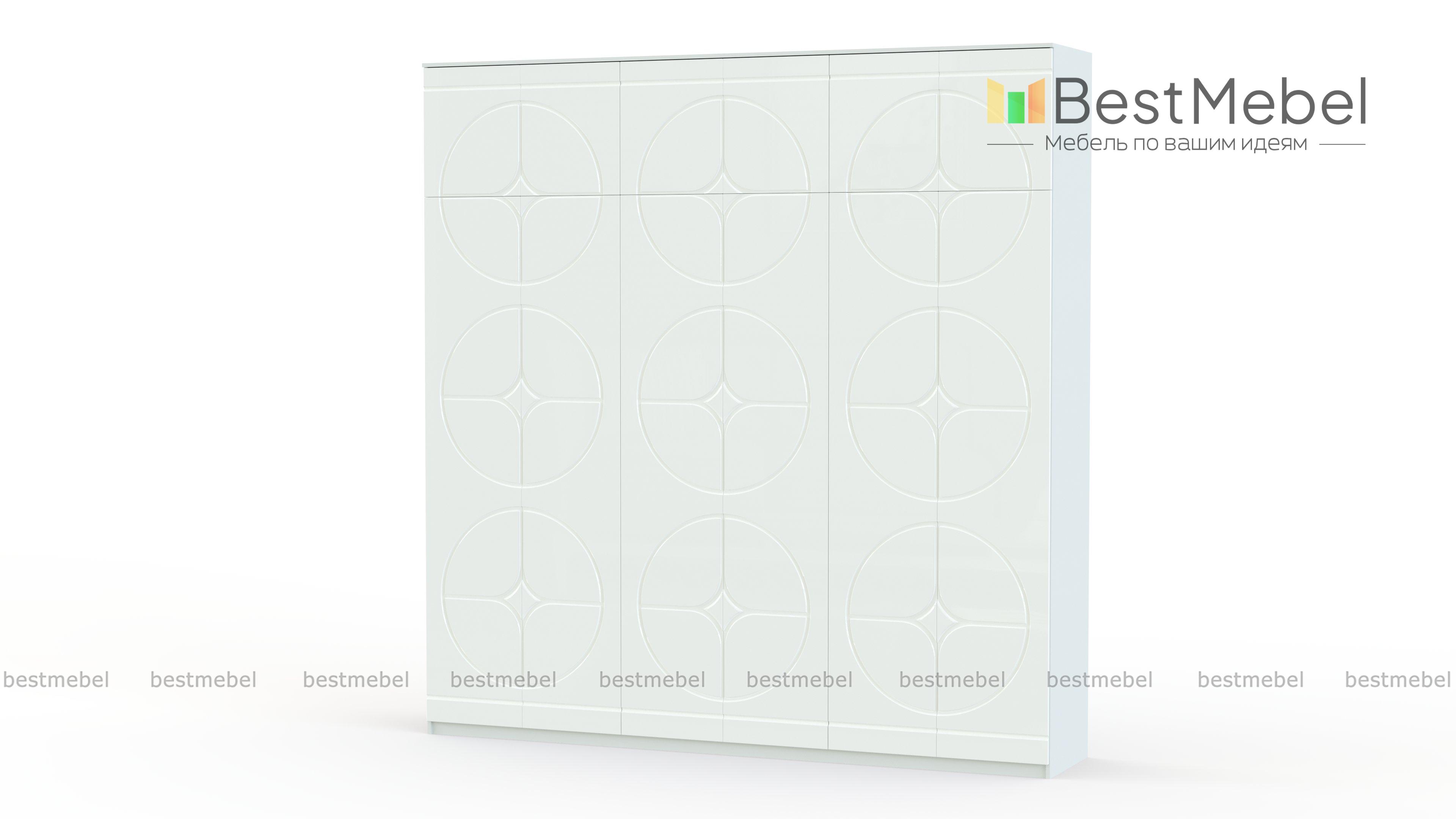 Шкаф распашной Раунд BMS - Фото