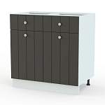 Шкаф нижний с 2-мя дверцами и 2-мя ящиками Прованс BMS - Фото 7