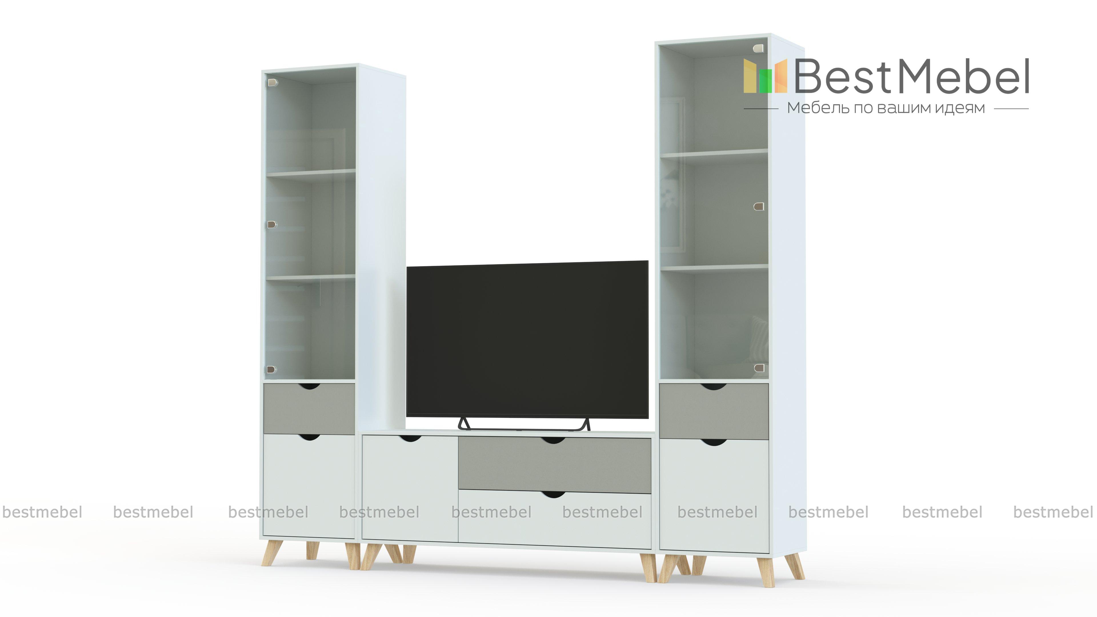 Стенка для гостиной Стокгольм 15 BMS - Фото