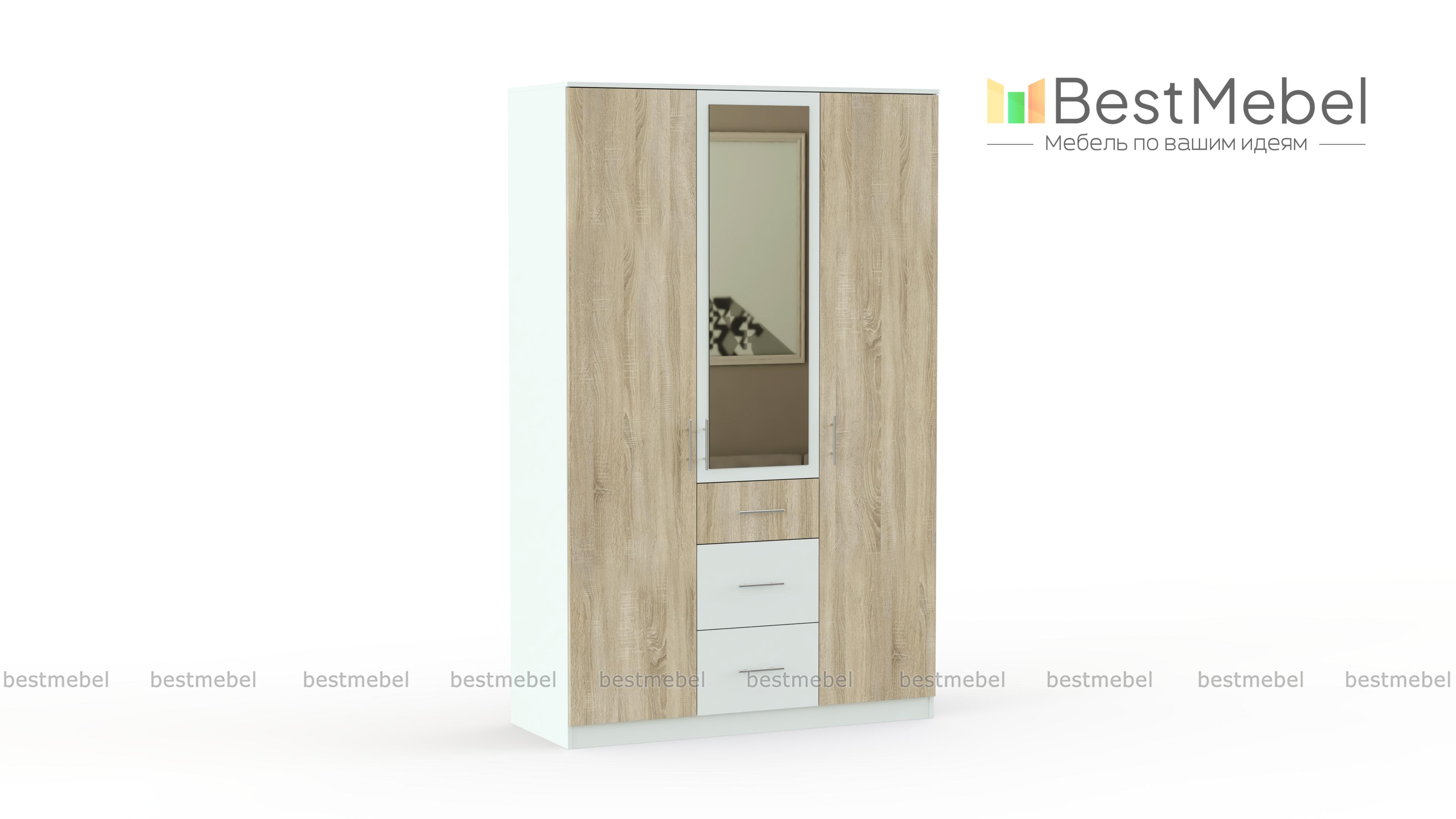 Шкаф распашной Престиж 3.3 BMS - Фото