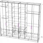 Схема сборки Шкаф Ника 6 BMS